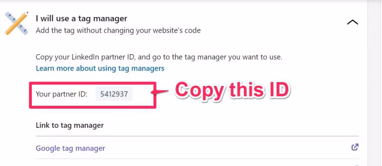 LinedIn Partner ID