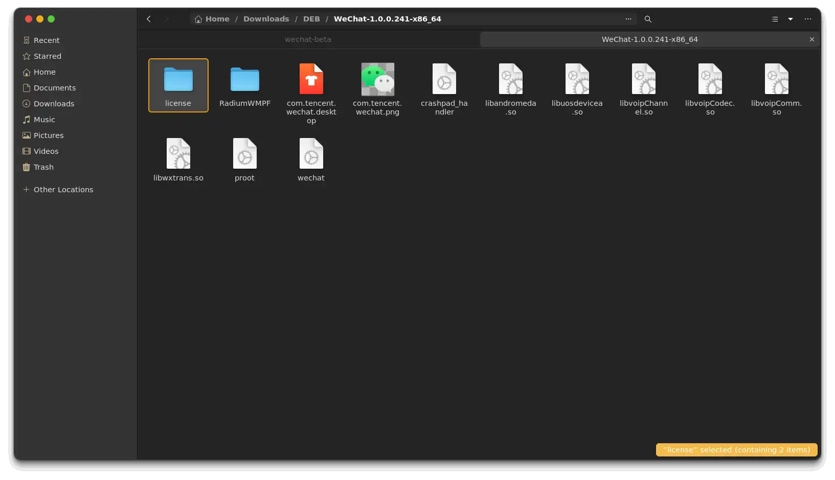 Linux WeChat Appimage