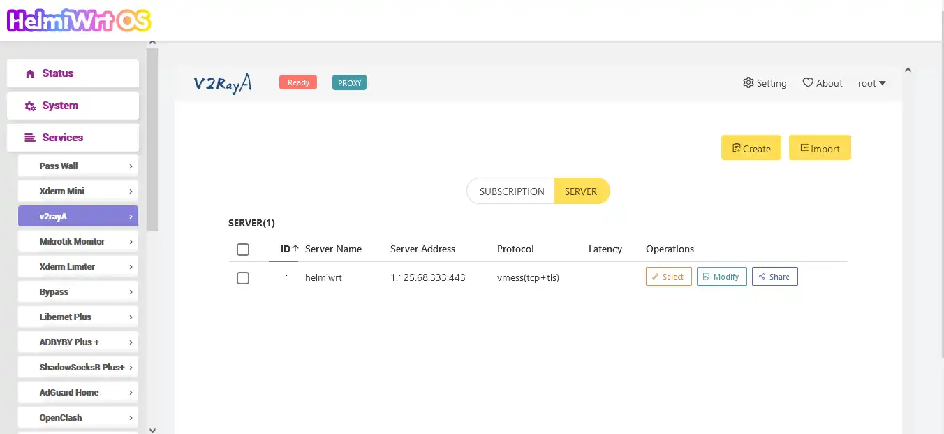luci-app-v2raya